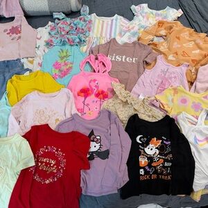 Assorted tees and dresses